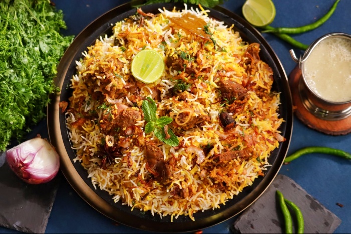  Goat Biryani 